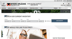 Desktop Screenshot of myersorleansgm.com